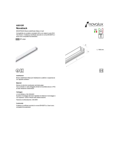 Electric track 1000 mm code 7511-10-42